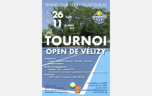 Tournoi OPEN Vélizy Villacoublay