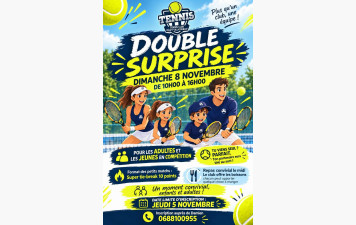 🎾DOUBLE SURPRISE au club ! 🎾