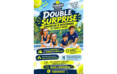 🎾DOUBLE SURPRISE au club ! 🎾